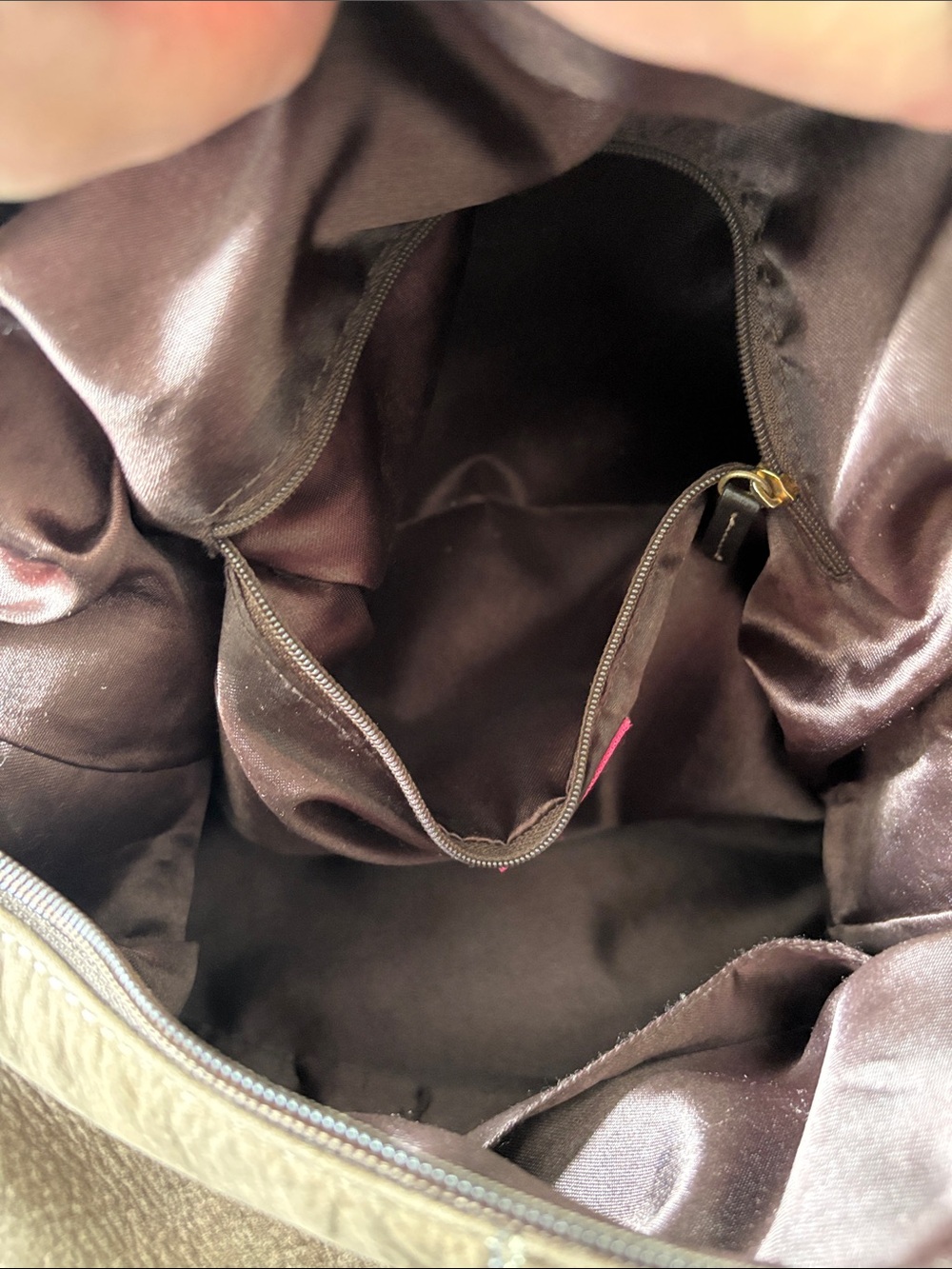 The Sak Brown Suede Hobo with Dark Chocolate Trim - Picture 12 of 13